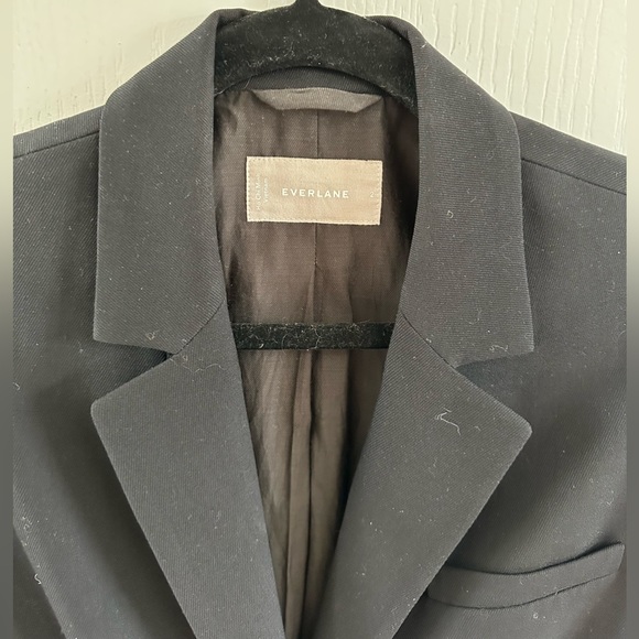 Everlane The Oversized Blazer in Black size 2 - Picture 4 of 7